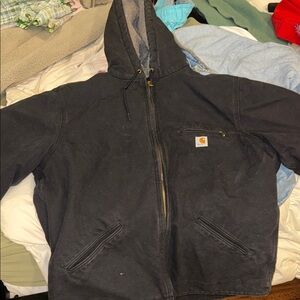 Carhartt Dark Gray Hooded Jacket